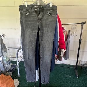 Men’s Hollister skinny jeans, black